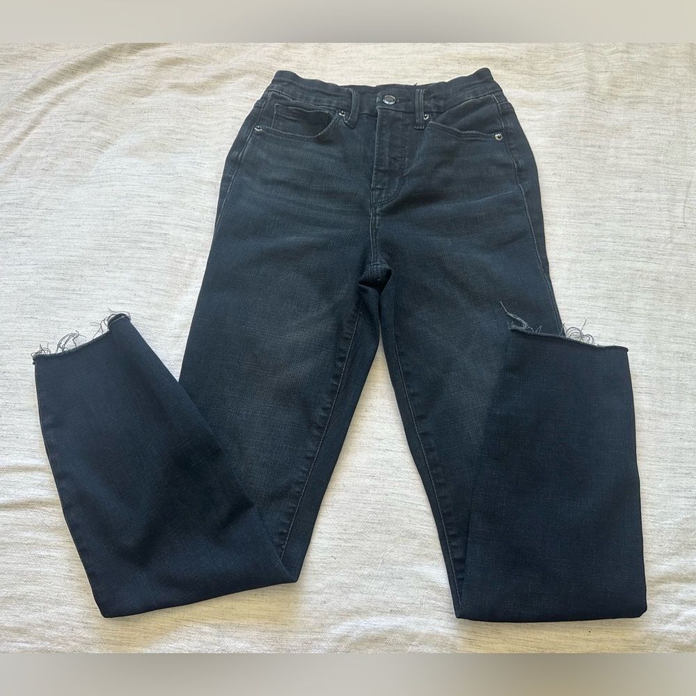 Good American Dark Wash Skinny Jeans size 00/24